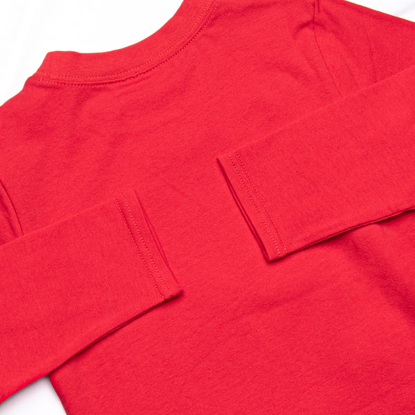 Going Steady Applique Pant Set, Red