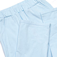 Scoop of Love Applique Pant Set, Light Blue Stripe