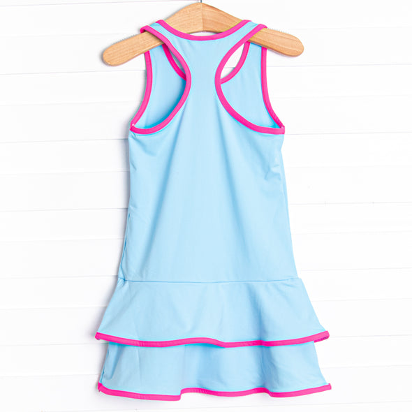 Sassy Sport Tennis Dress, Blue