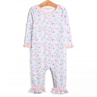 Butterfly Breeze Romper, Pink