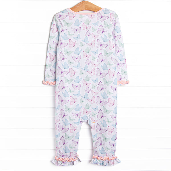 Butterfly Breeze Romper, Pink