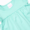 Turtle Tide Ruffle Short Set, Green