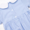 Playdate Puppies Boy Smocked Bubble, Blue