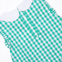 Hoppy Holiday Applique Dress, Green
