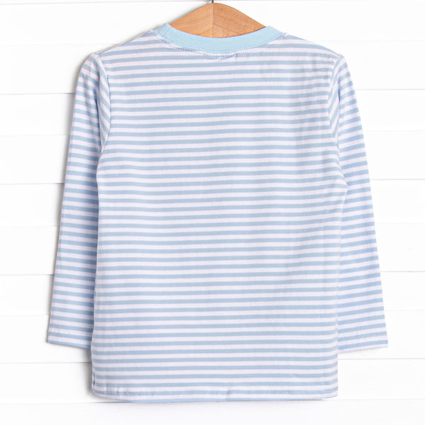 Derby Dance Applique Top, Blue