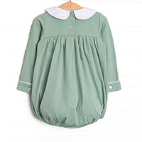 Sage and Stripes Bubble, Green