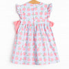 Pink Lady Picks Side Tie Dress, Pink