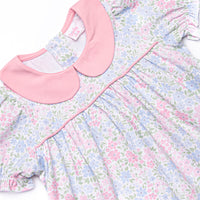 Dapper Daisies Collared Dress, Pink