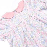 Dapper Daisies Collared Dress, Pink