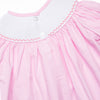 Beauty and Bows Smocked Dress, Pink