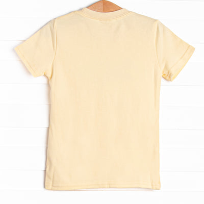 Shark Tail Applique Top, Yellow