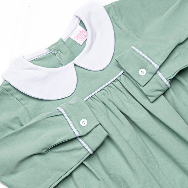 Sage and Stripes Bubble, Green