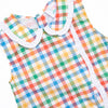 Primary School Plaid Dress, Yellow