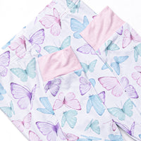 Butterfly Breeze Bamboo Pajama Set, Purple