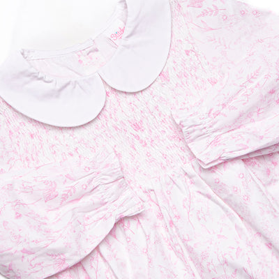 Tangled Up in Toile Bubble, Pink