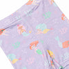 Saltwater Sirens Bamboo Pajama Short Set, Purple