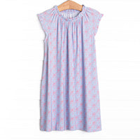 Bluebell Bows Bamboo Night Gown, Blue