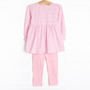 Gobbles and Ghords Applique Legging Set, Pink