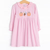 Gobbles and Ghords Applique Dress, Pink