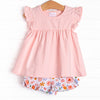 Blush Bloomer Short Set, Pink