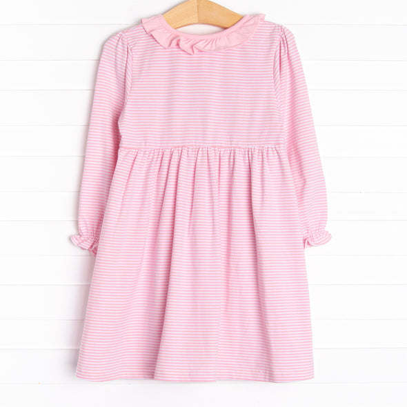 Gobbles and Ghords Applique Dress, Pink