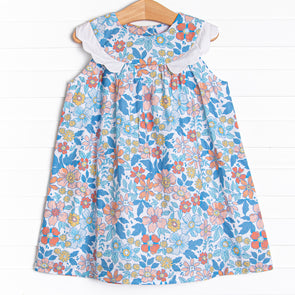 Dusk Till Daisy Dress, Blue