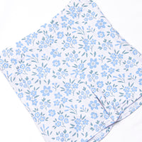Portofino Petals Bamboo Pajama Short Set, Blue