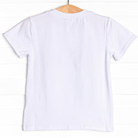 Gone Fishin' Applique Top, White