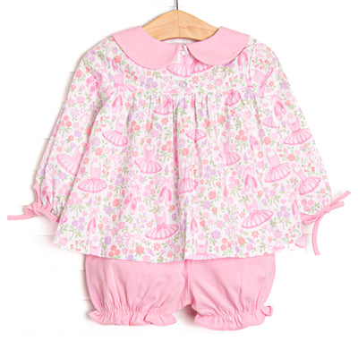 Ballroom Ballerinas Bloomer Set, Pink