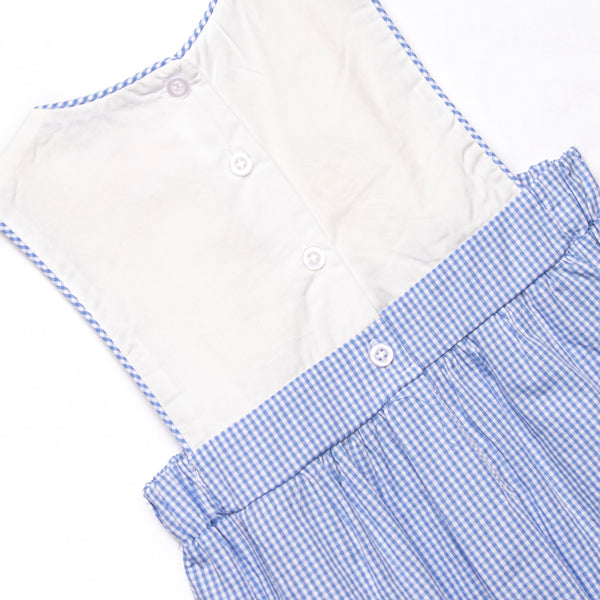 Hare and Square Applique Bubble, Blue