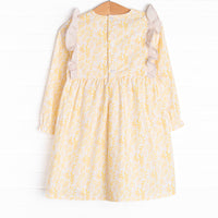 Amber Autumn Dress, Yellow
