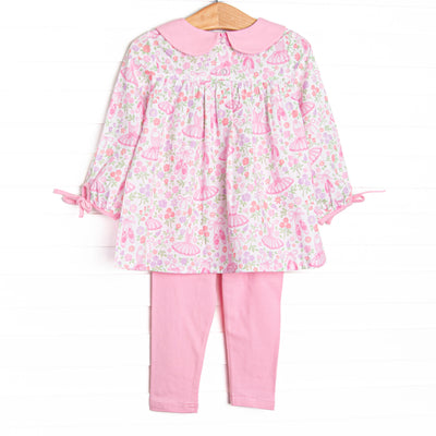 Ballroom Ballerinas Legging Set, Pink