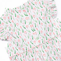 In Dew Time Flutter Sleeve Dress, Pink