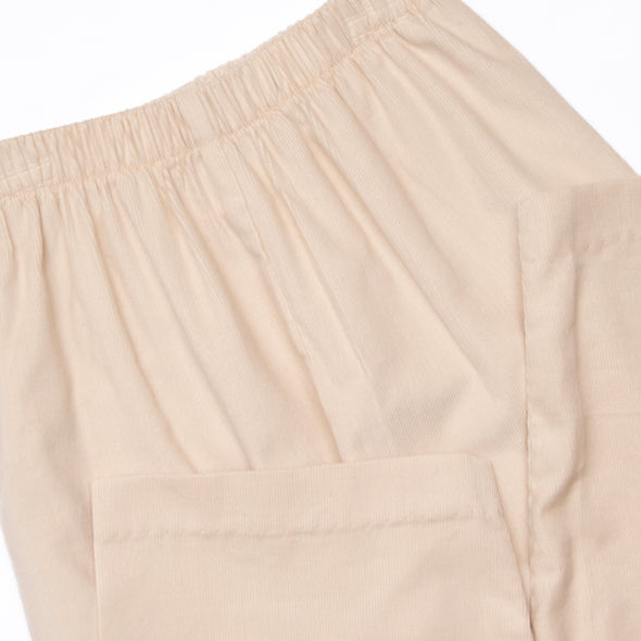 Turkey Trot Embroidered Pant Set, Tan