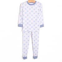 This set is made of the extremely soft, stretchy bamboo viscose fabric that feels like butter and features a bow print.