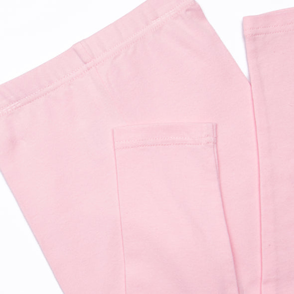 Gobbles and Ghords Applique Legging Set, Pink