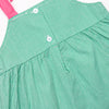 Sweet Slice Applique Pocket Dress, Green