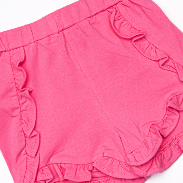 Sweet Slice Applique Pocket Short Set, Green