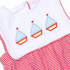 Sail's Up Applique Bubble, Red