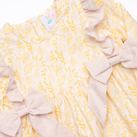 Amber Autumn Diaper Set, Yellow