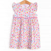 Fiesta Fun Flutter Sleeve Dress, Pink