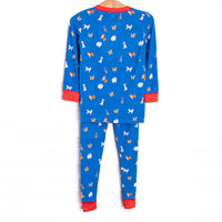 Park Playdate Bamboo Pajama Set, Blue