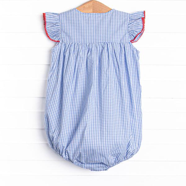 Star-Spangled Sweetie Applique Bubble, Blue