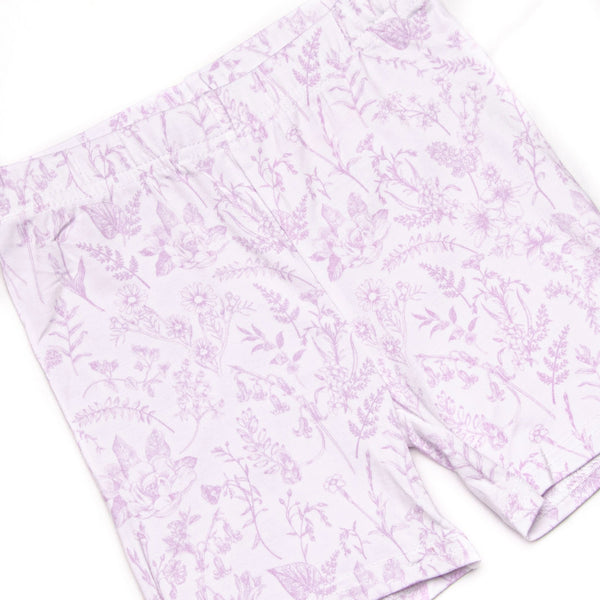 Tangled Up in Toile Bamboo Pajama Short Set, Pink