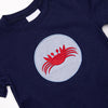 King Crab Crawl Applique Top, Blue