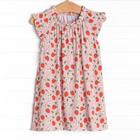Strawberry Vines Bamboo Night Gown, Red