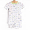 Tee Time Bamboo Pajama Short Set, Green