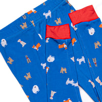 Park Playdate Bamboo Pajama Set, Blue