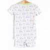 Tee Time Bamboo Pajama Short Set, Green
