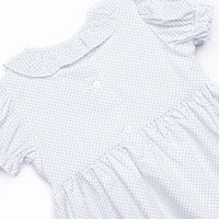 Bye Bye Butterfly Smocked Dress, Blue